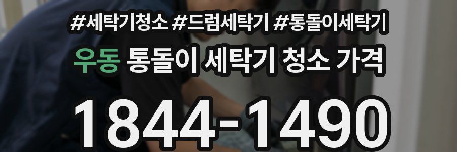 우동 통돌이 세탁기 청소 가격