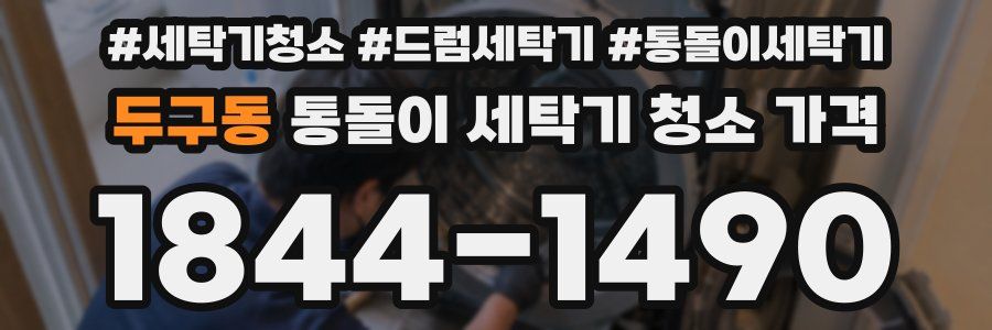 두구동 통돌이 세탁기 청소 가격