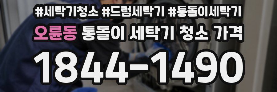 오륜동 통돌이 세탁기 청소 가격