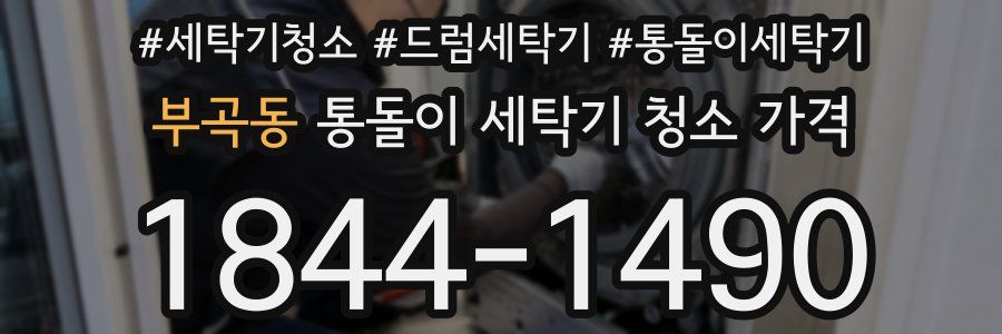 부곡동 통돌이 세탁기 청소 가격