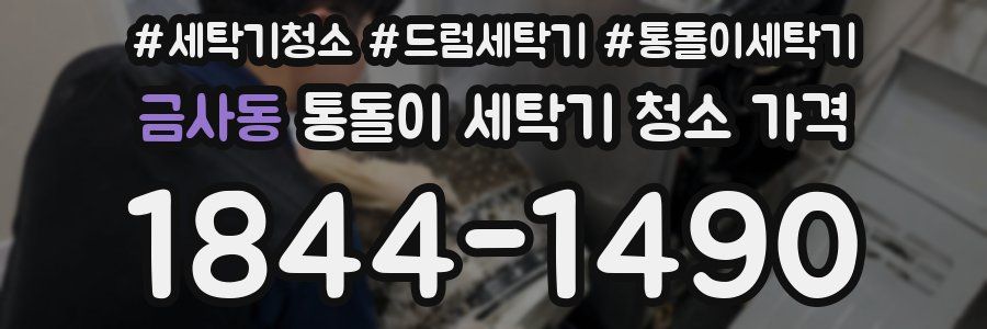 금사동 통돌이 세탁기 청소 가격