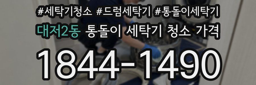 대저2동 통돌이 세탁기 청소 가격