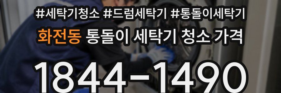화전동 통돌이 세탁기 청소 가격