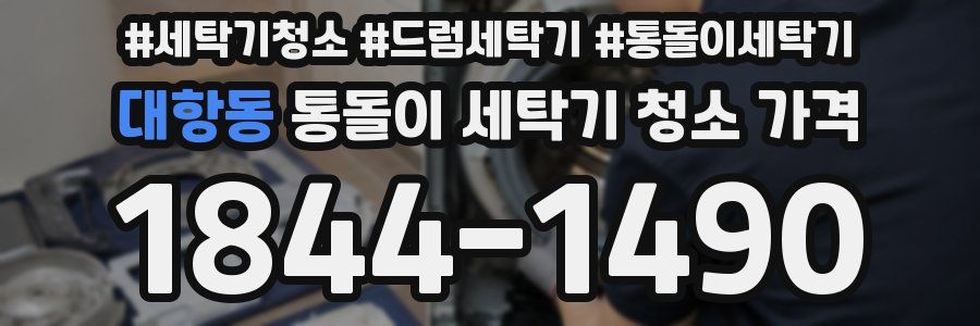 대항동 통돌이 세탁기 청소 가격