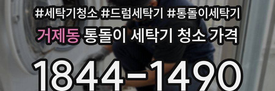 거제동 통돌이 세탁기 청소 가격
