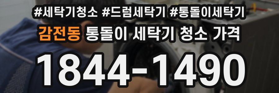 감전동 통돌이 세탁기 청소 가격
