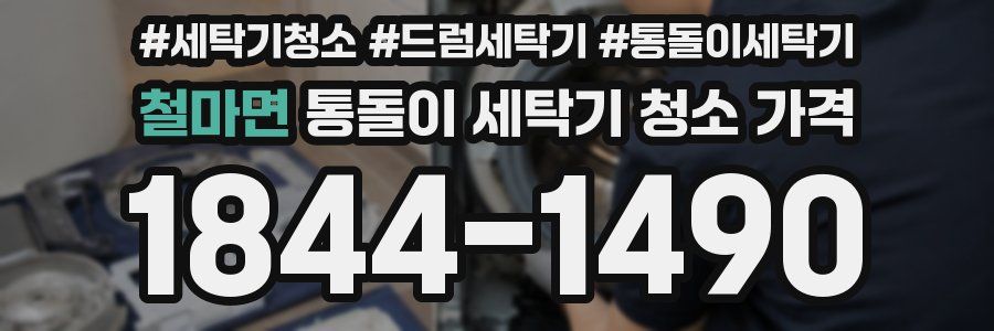 철마면 통돌이 세탁기 청소 가격