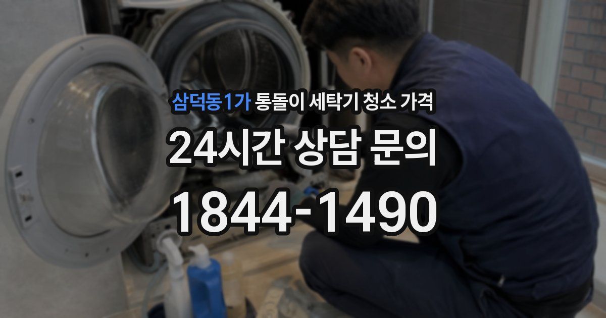 삼덕동1가 통돌이 세탁기 청소 가격