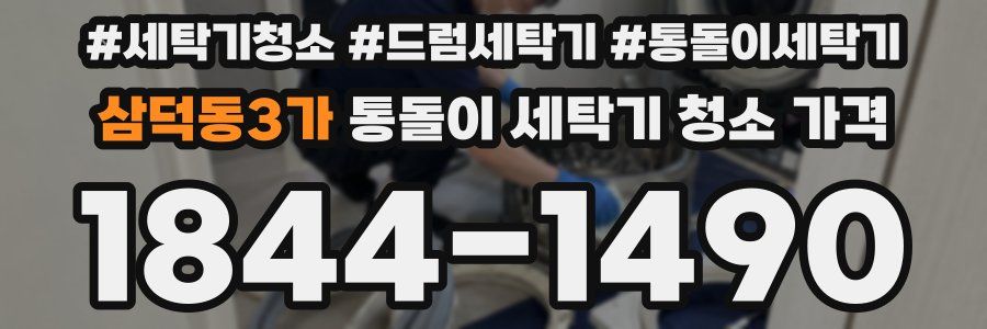 삼덕동3가 통돌이 세탁기 청소 가격