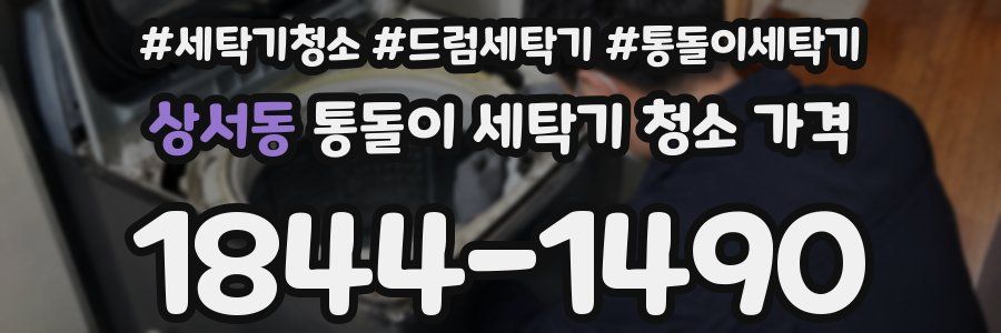 상서동 통돌이 세탁기 청소 가격