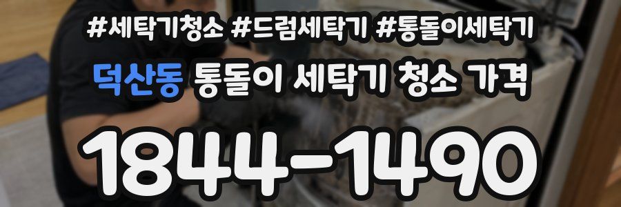덕산동 통돌이 세탁기 청소 가격