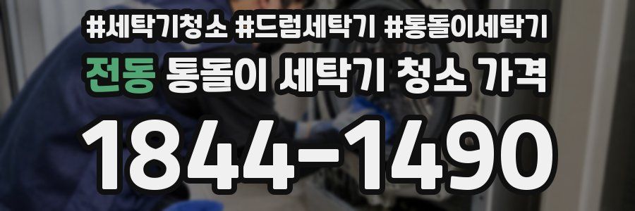 전동 통돌이 세탁기 청소 가격