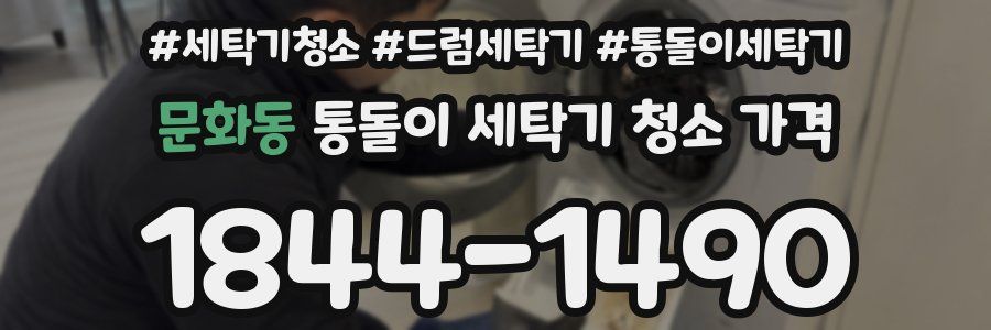 문화동 통돌이 세탁기 청소 가격