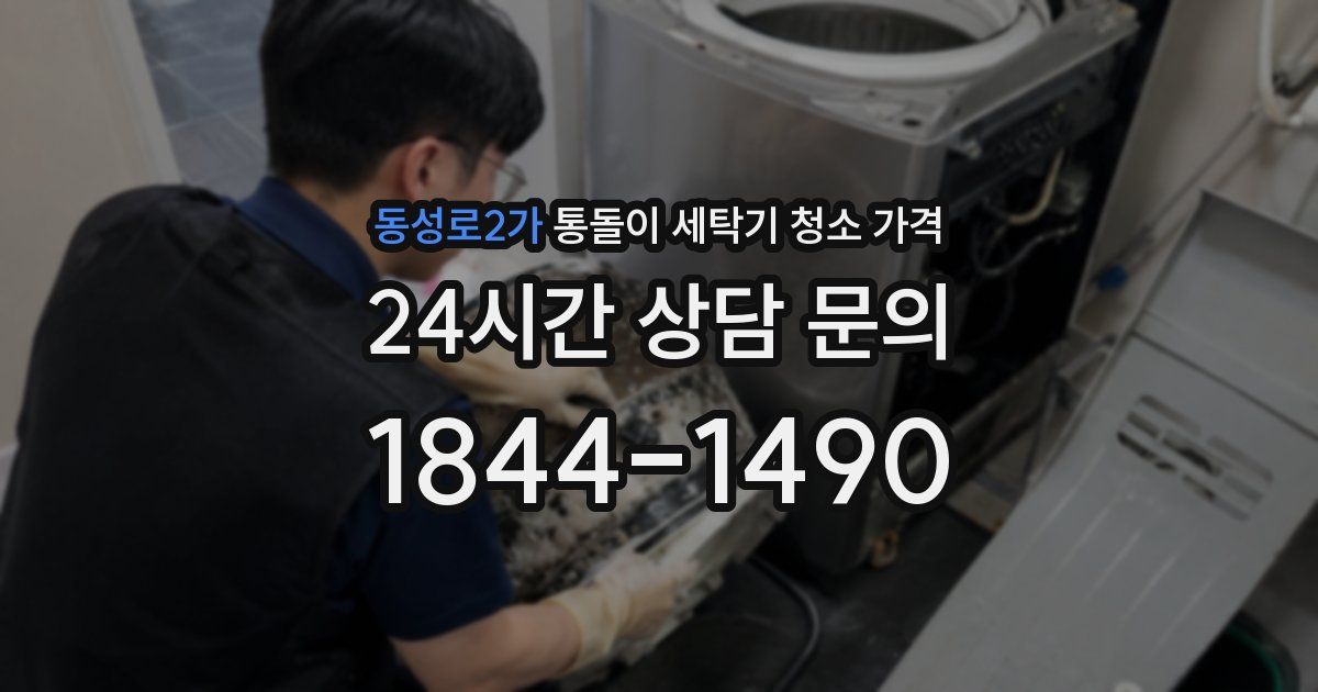 동성로2가 통돌이 세탁기 청소 가격