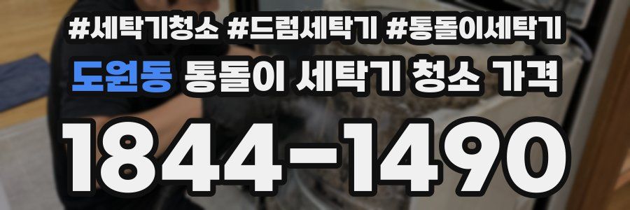 도원동 통돌이 세탁기 청소 가격