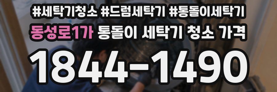 동성로1가 통돌이 세탁기 청소 가격