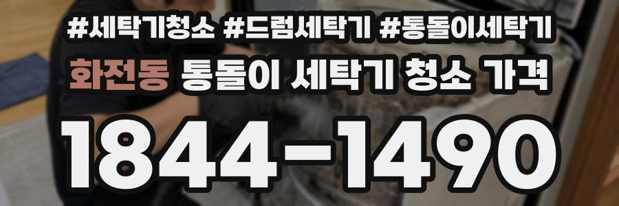 화전동 통돌이 세탁기 청소 가격