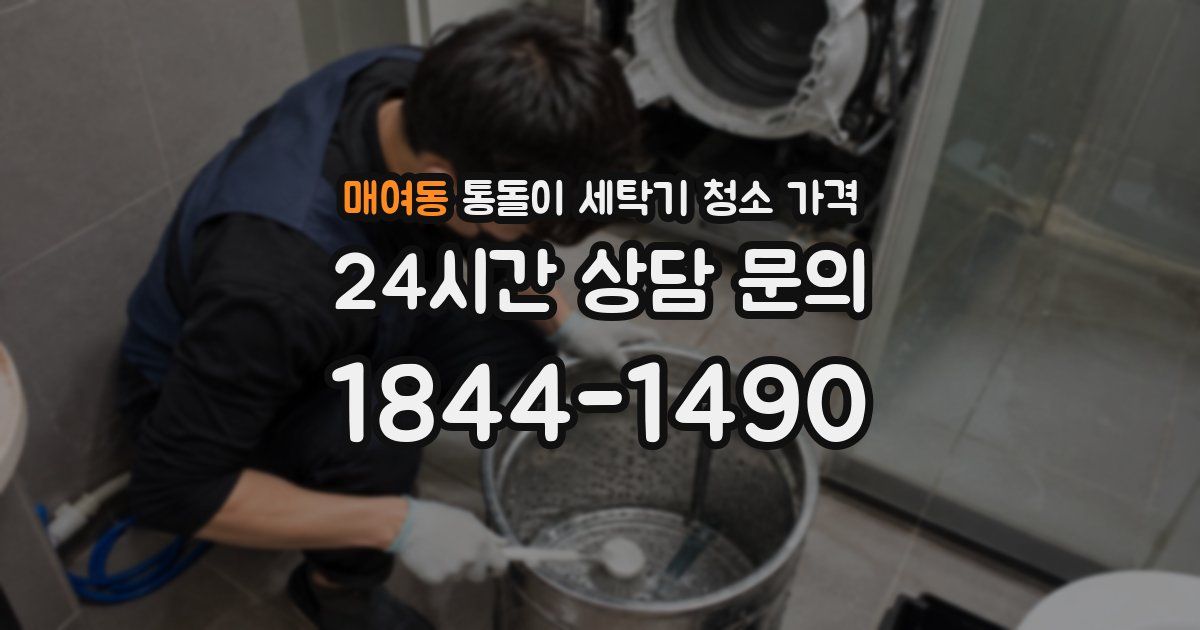 매여동 통돌이 세탁기 청소 가격