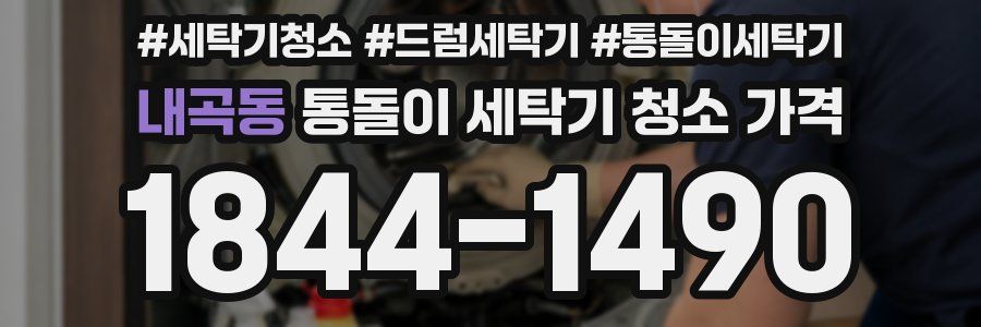 내곡동 통돌이 세탁기 청소 가격
