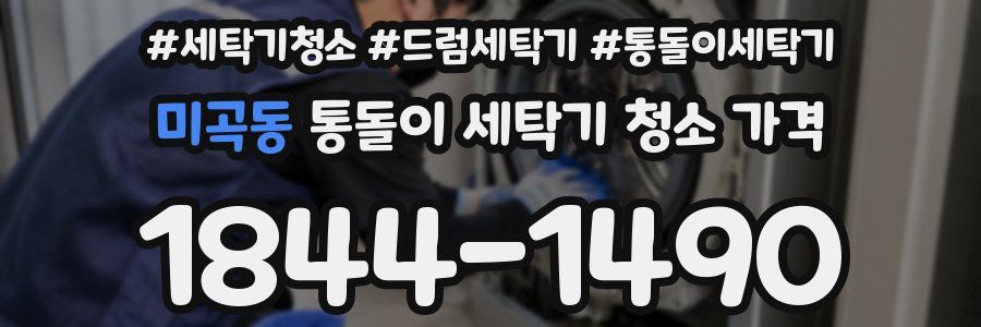 미곡동 통돌이 세탁기 청소 가격