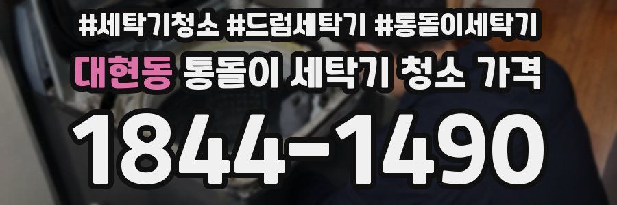 대현동 통돌이 세탁기 청소 가격