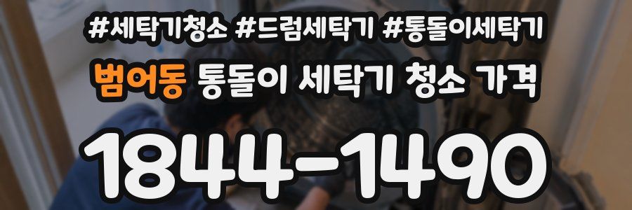 범어동 통돌이 세탁기 청소 가격