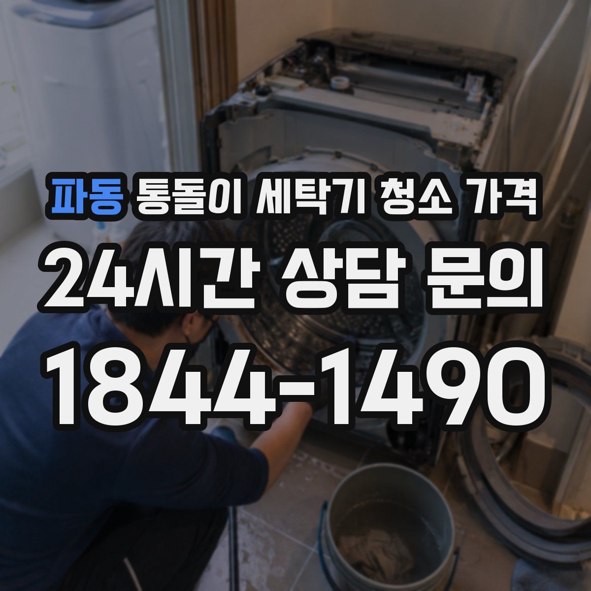 파동 통돌이 세탁기 청소 가격
