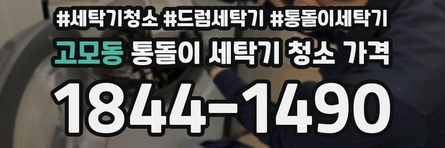 고모동 통돌이 세탁기 청소 가격