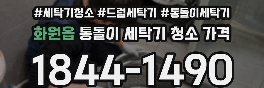 화원읍 통돌이 세탁기 청소 가격