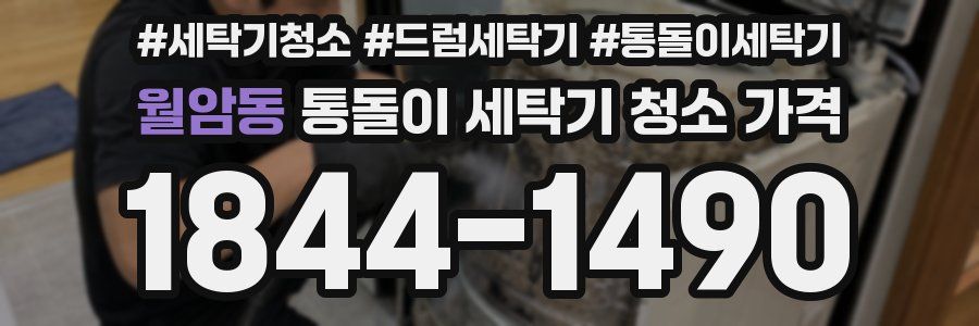 월암동 통돌이 세탁기 청소 가격
