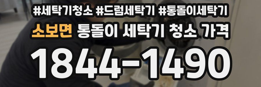 소보면 통돌이 세탁기 청소 가격