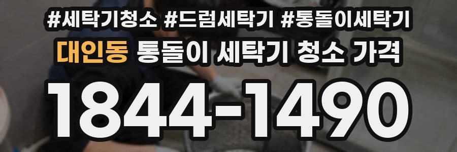 대인동 통돌이 세탁기 청소 가격