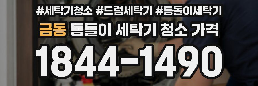 금동 통돌이 세탁기 청소 가격
