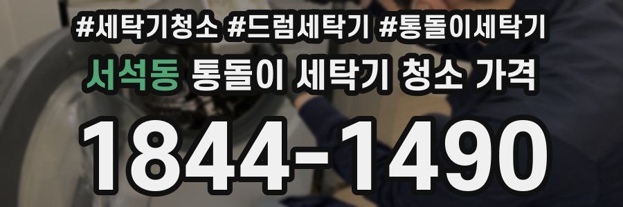 서석동 통돌이 세탁기 청소 가격