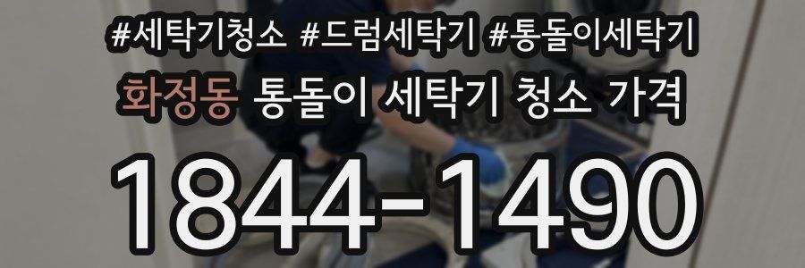 화정동 통돌이 세탁기 청소 가격