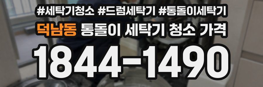 덕남동 통돌이 세탁기 청소 가격