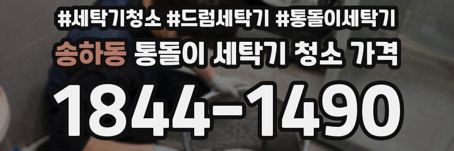 송하동 통돌이 세탁기 청소 가격