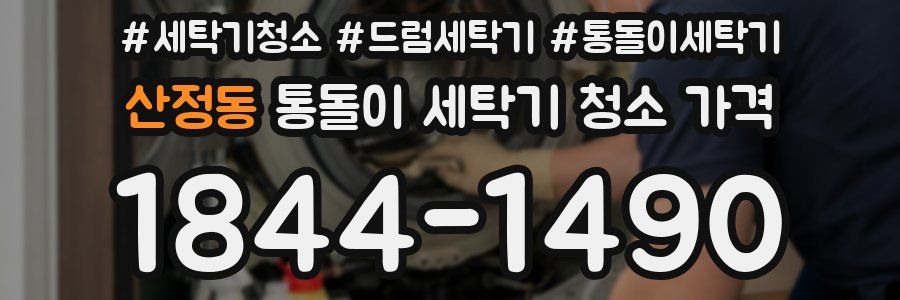 산정동 통돌이 세탁기 청소 가격