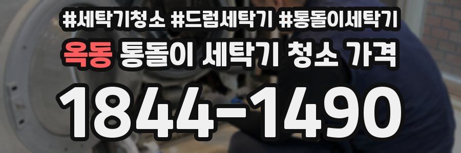 옥동 통돌이 세탁기 청소 가격