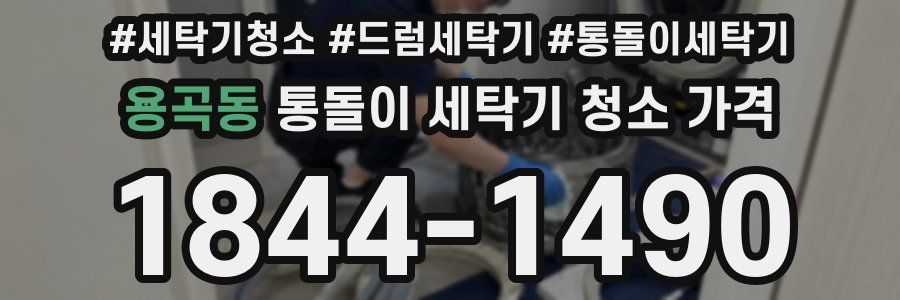 용곡동 통돌이 세탁기 청소 가격