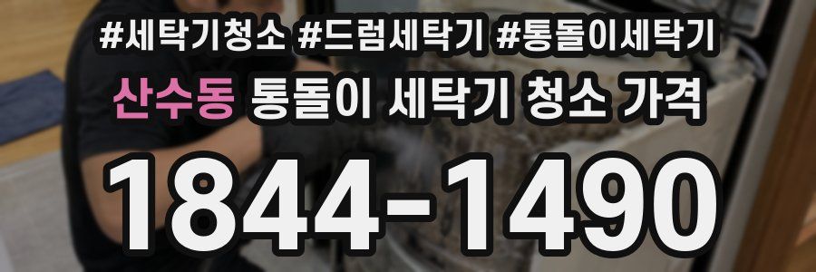 산수동 통돌이 세탁기 청소 가격