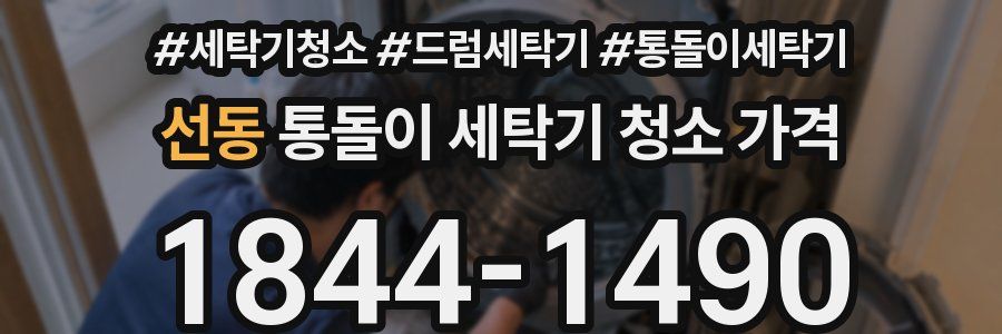 선동 통돌이 세탁기 청소 가격