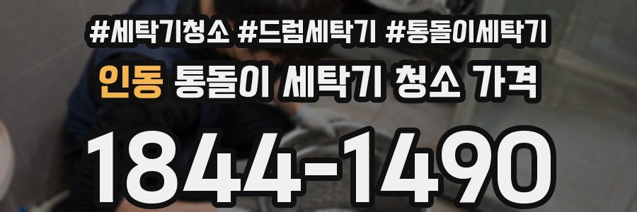 인동 통돌이 세탁기 청소 가격