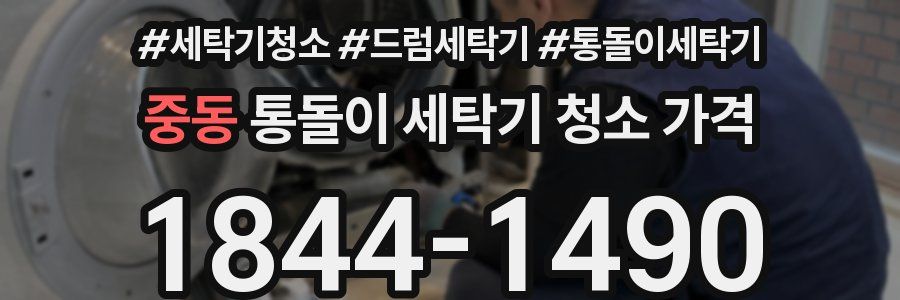 중동 통돌이 세탁기 청소 가격