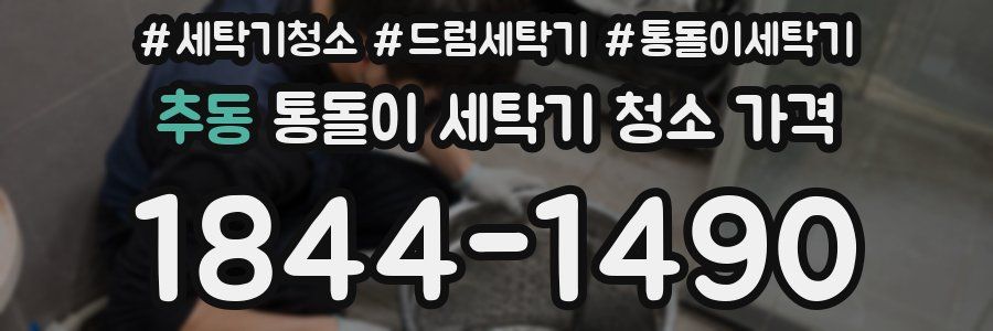 추동 통돌이 세탁기 청소 가격