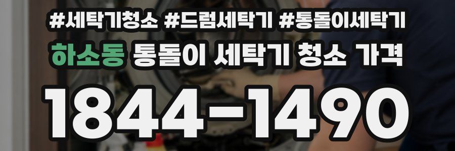 하소동 통돌이 세탁기 청소 가격