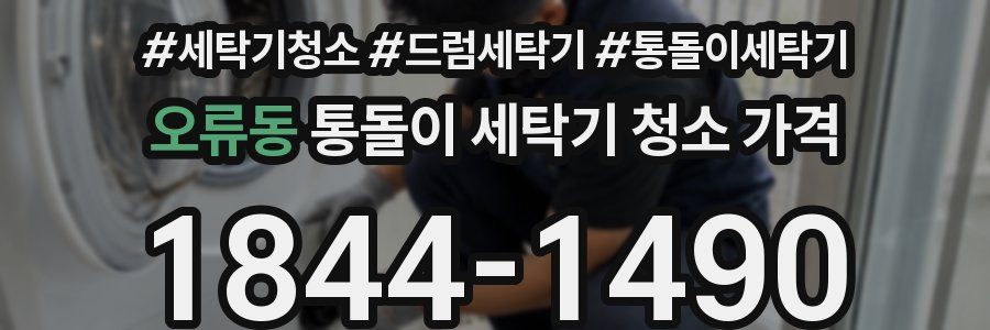 오류동 통돌이 세탁기 청소 가격