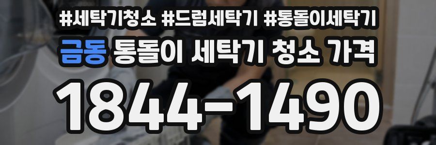 금동 통돌이 세탁기 청소 가격