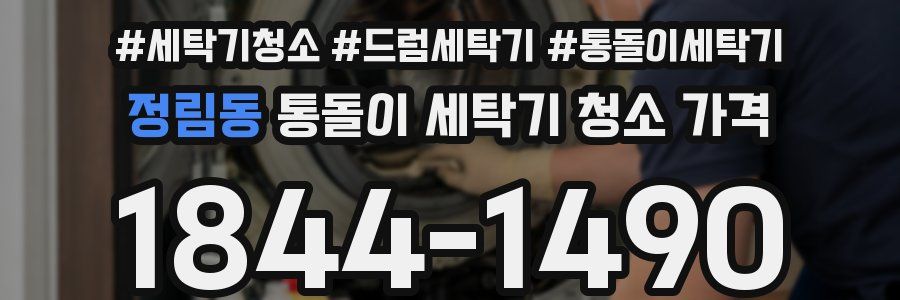 정림동 통돌이 세탁기 청소 가격