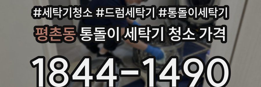 평촌동 통돌이 세탁기 청소 가격